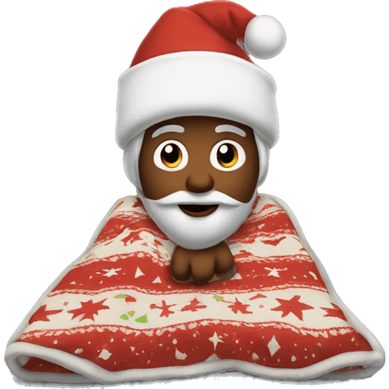 Christmas blanket  emoji