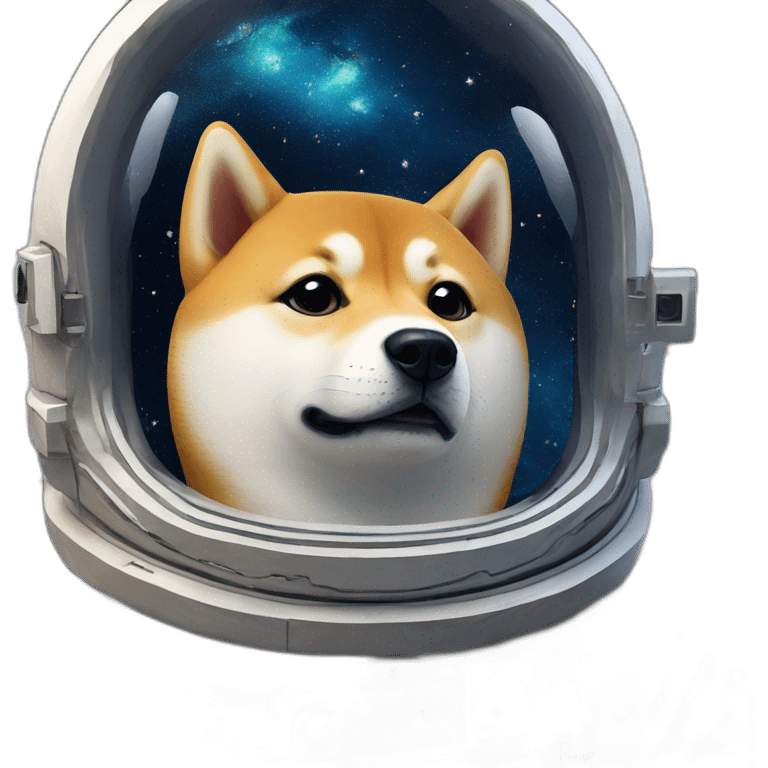 shiba inu in space emoji