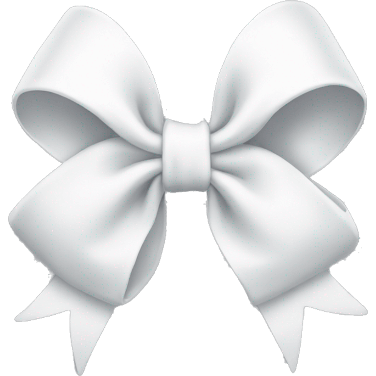 white bow emoji