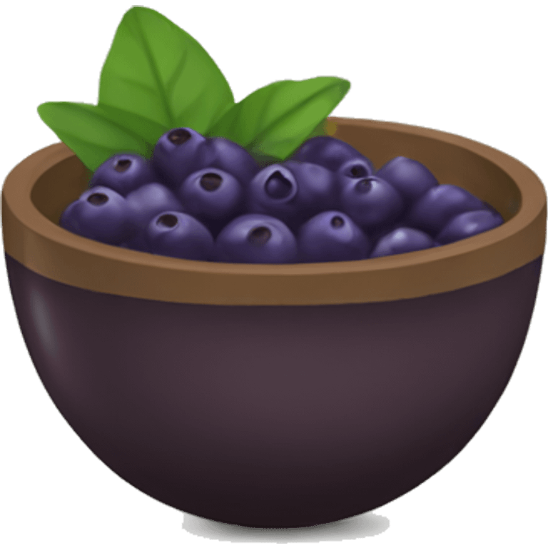 açaí bowl emoji