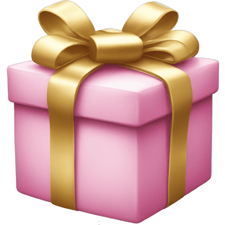 Pink and white Christmas present  emoji