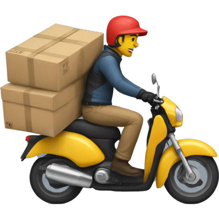 Moto delivery emoji