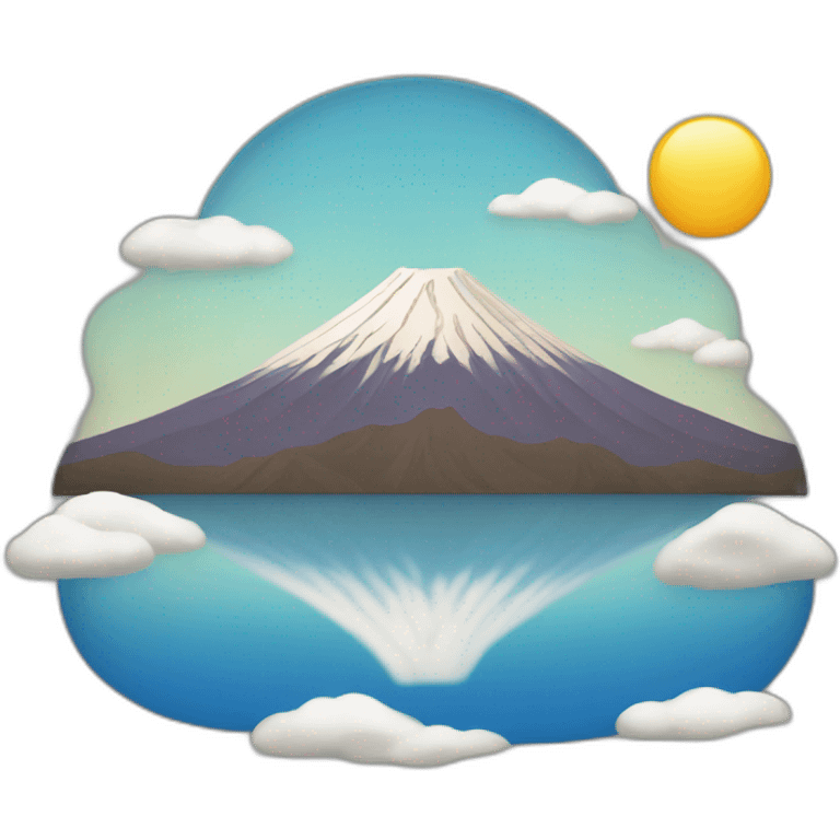 Mount fuji emoji