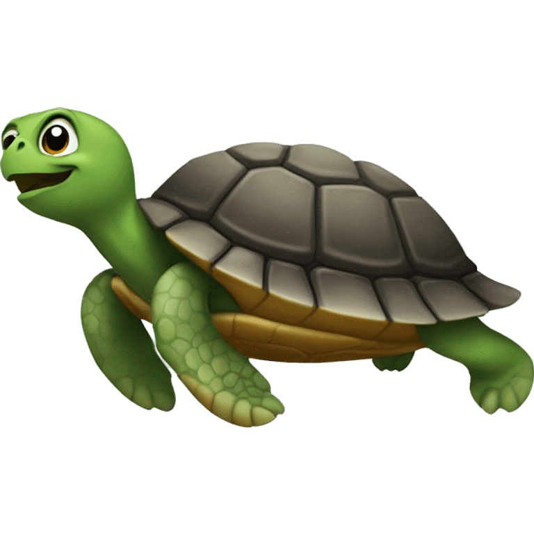 Turtle on turtle emoji