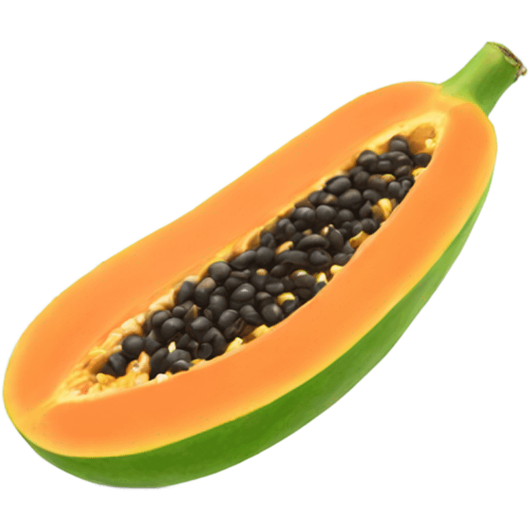 Papaya emoji