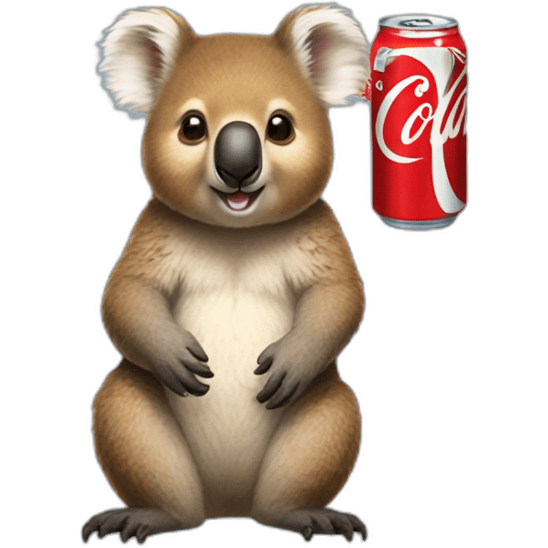 quokka koala looks like Coca Cola emoji