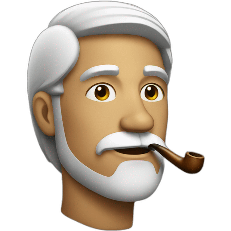 man with pipe emoji