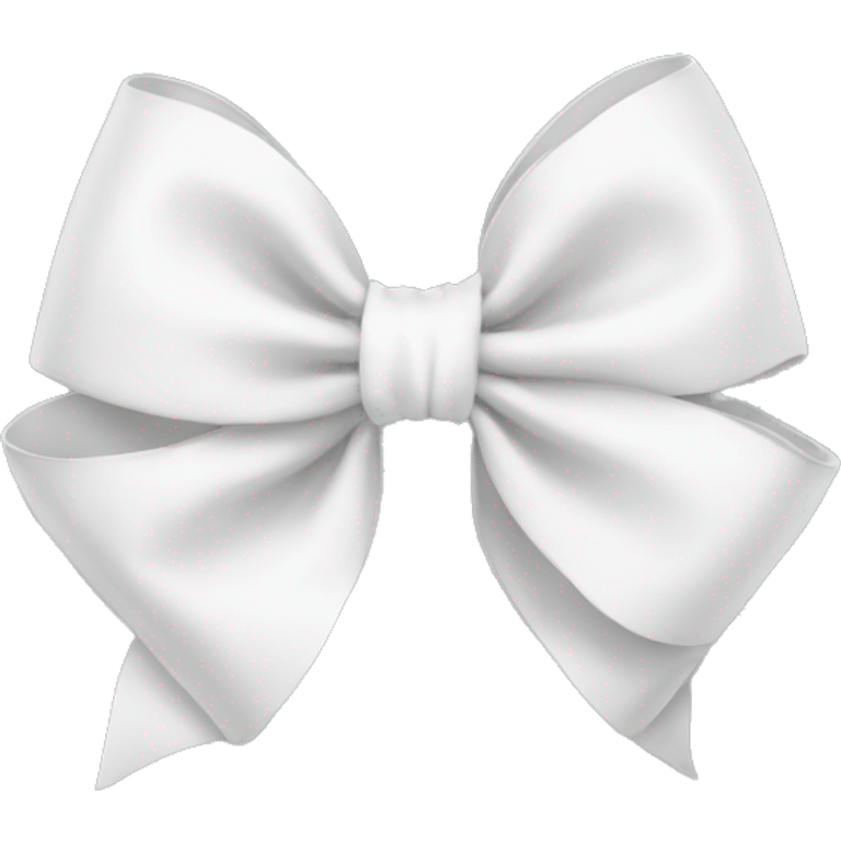 white bow emoji