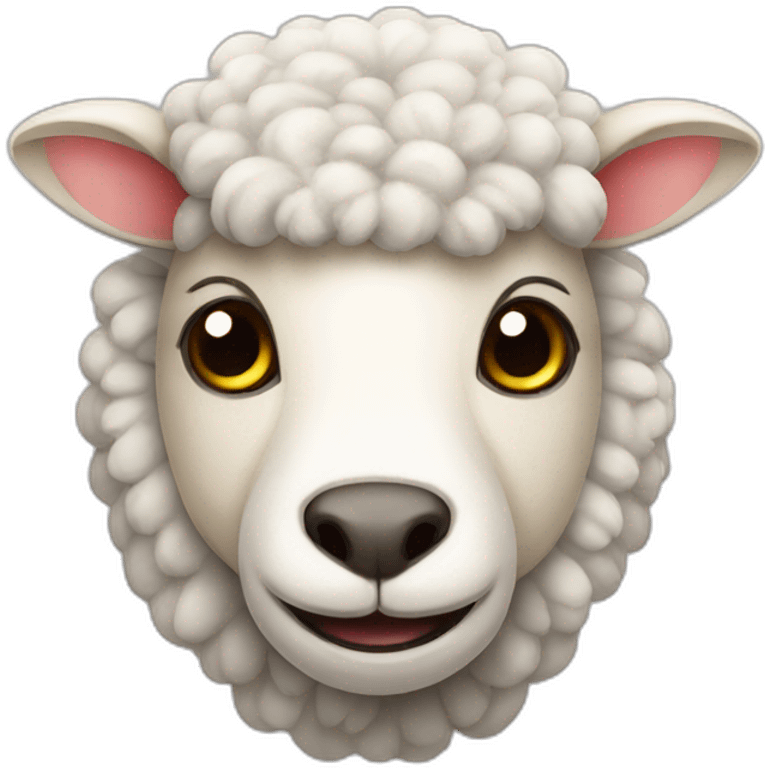 funny sheep emoji