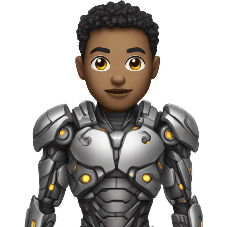 Cyborg DC emoji