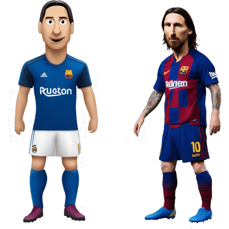 Zlatan vs Messi  emoji