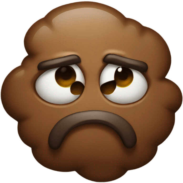 Frowning poop emoji emoji