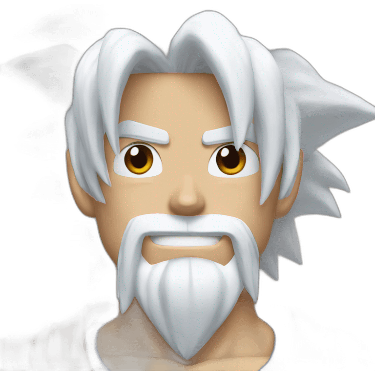 goku with white hair emoji