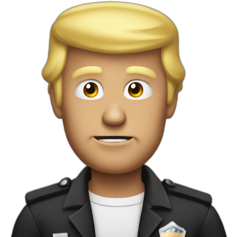 trump-getting-arrested emoji