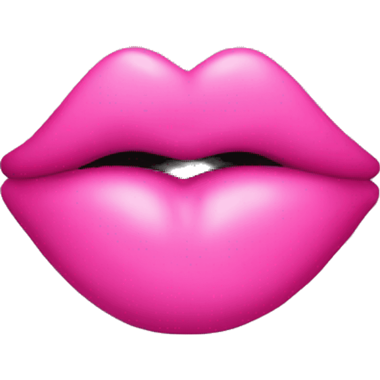 pink kiss emoji