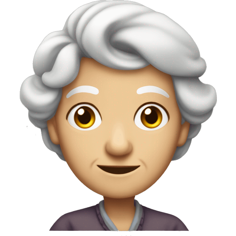 oliver twist as an old lady emoji