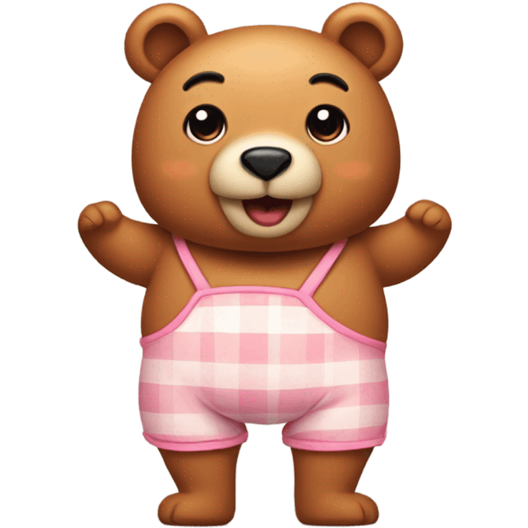 bear with pork chop panties emoji