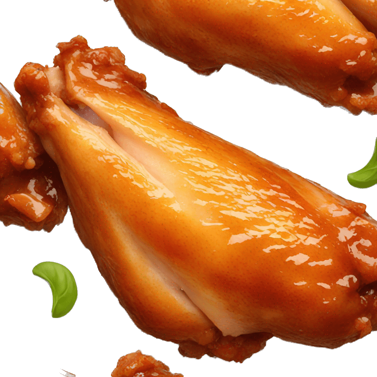 Chicken wings meat emoji