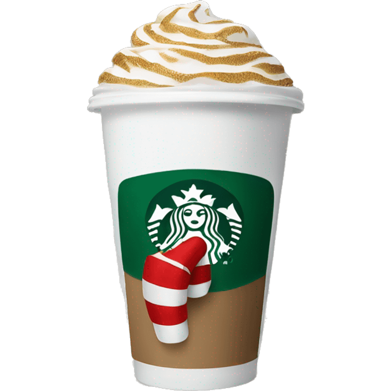 Starbucks holiday coffee cup emoji