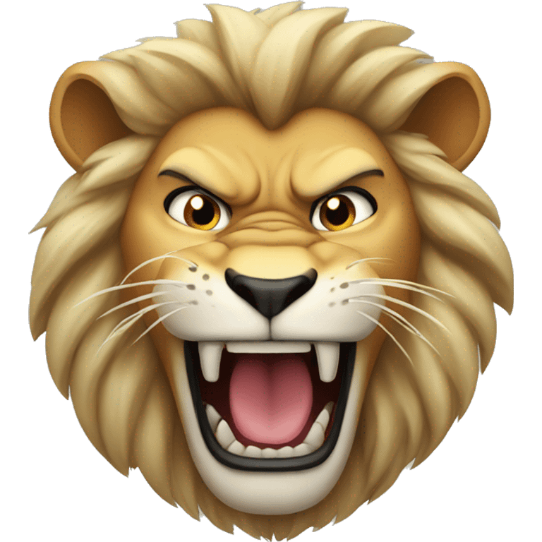 Angry Lionness  emoji