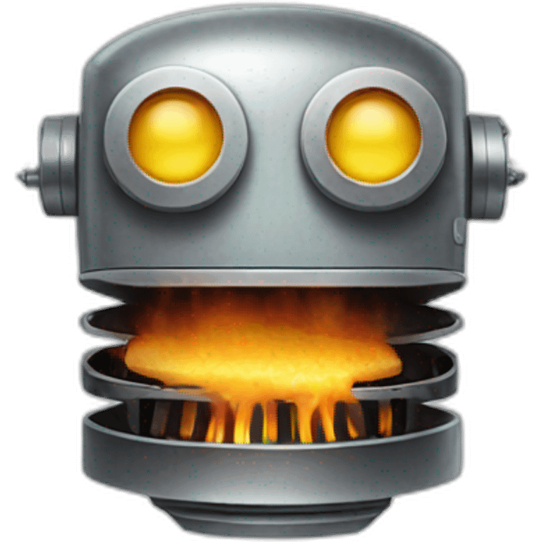 robot grilled emoji