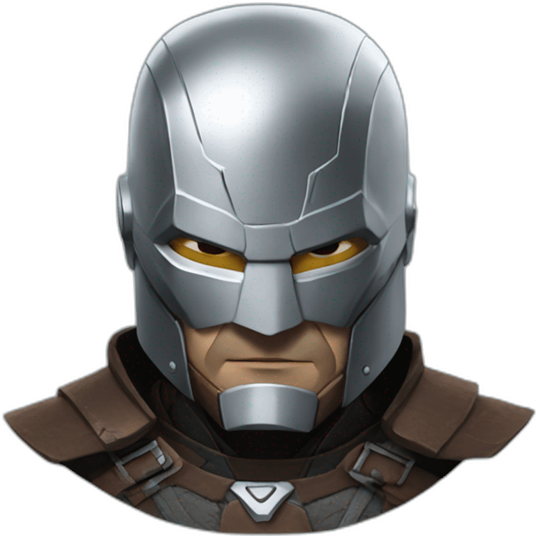 Witcher in iron man mask emoji