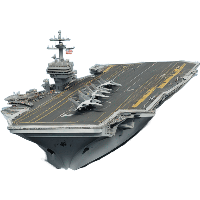 photorealistic aircraft carrier emoji