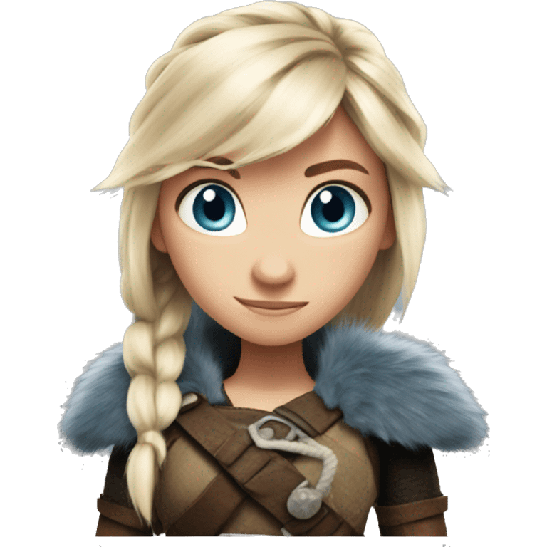 Astrid from httyd blue eyes emoji