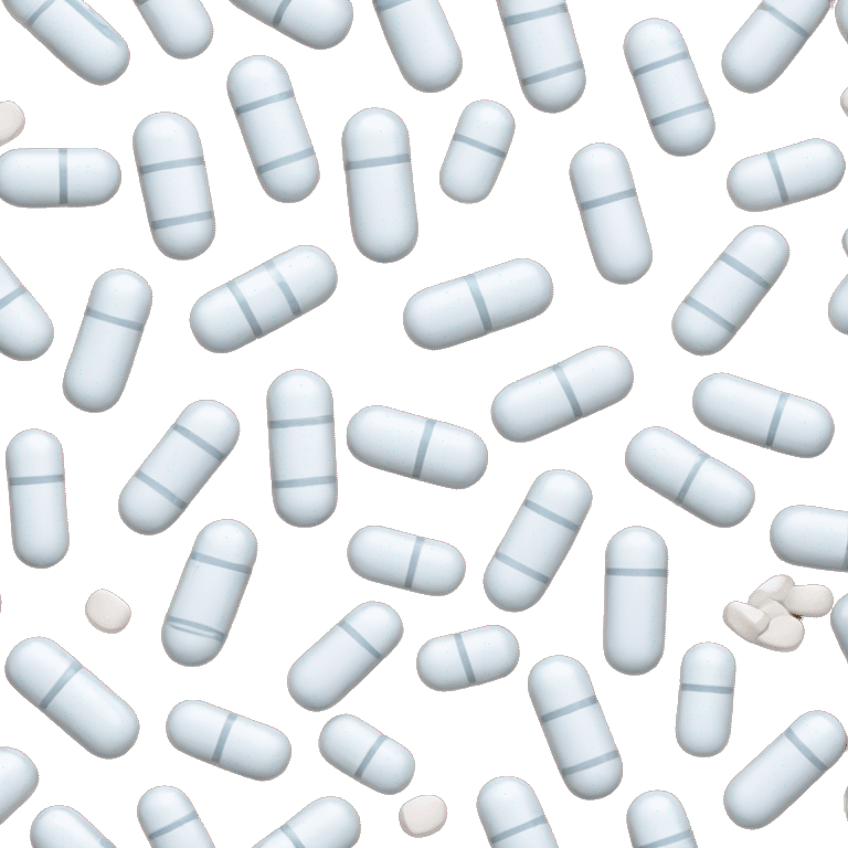 pills falling from pill bottle emoji