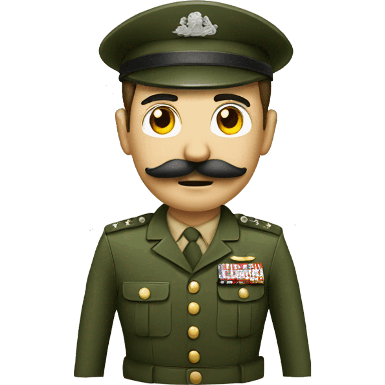 Militar Guy with moustach emoji