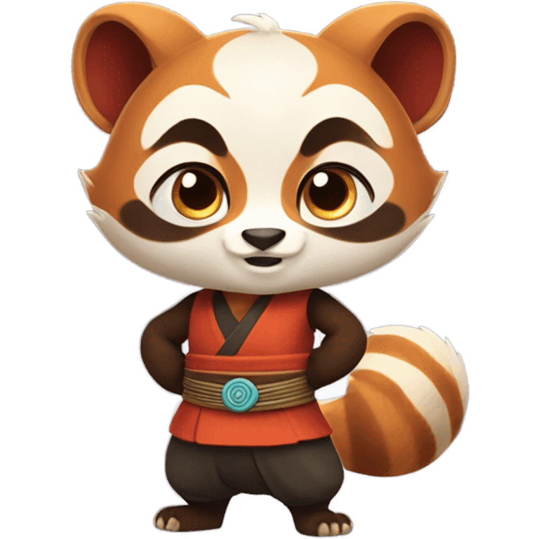 Master Shifu is a red panda emoji