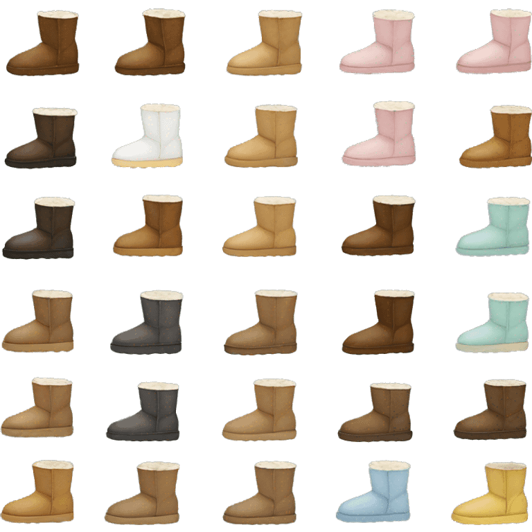 uggs minis emoji