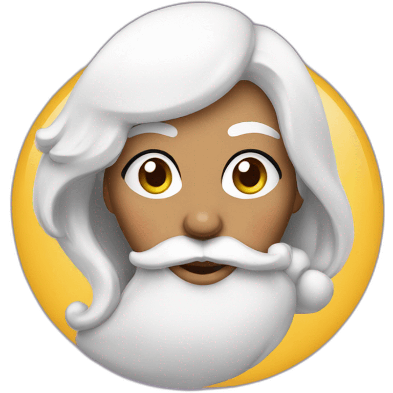 Mrs. Claus With Beard emoji