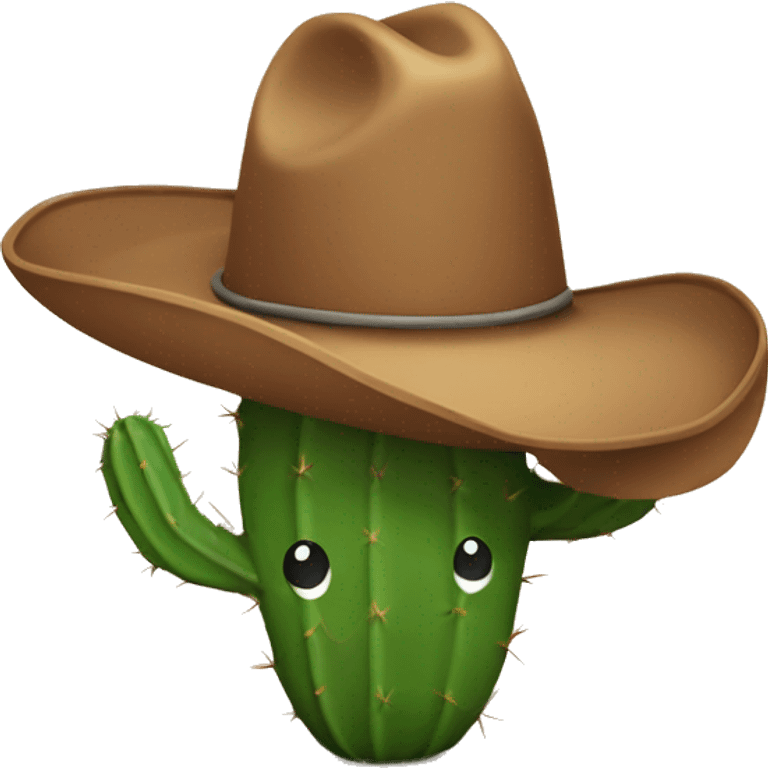 Create a cactus with a cowboy hat emoji