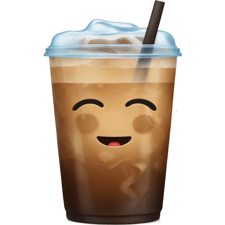 Iced coffee emoji