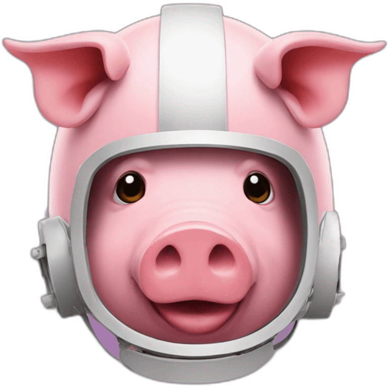 pig in the helmet with letter z on it emoji