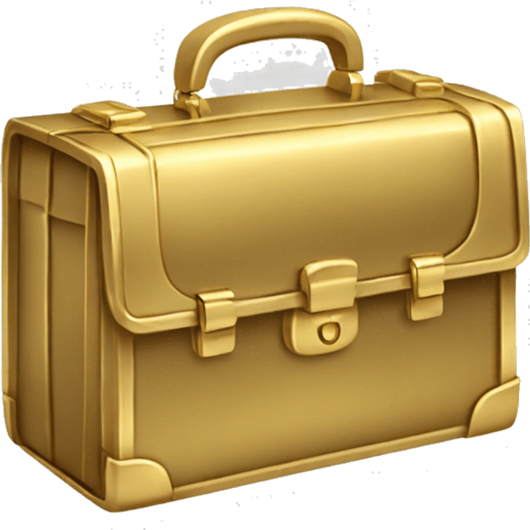 gold briefcase emoji