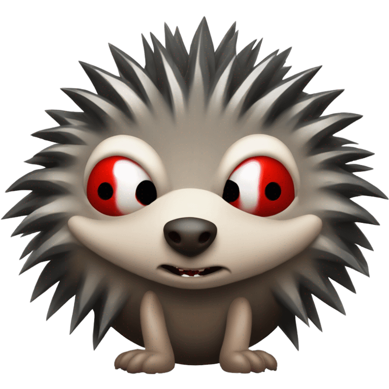 Evil hedgehog  emoji