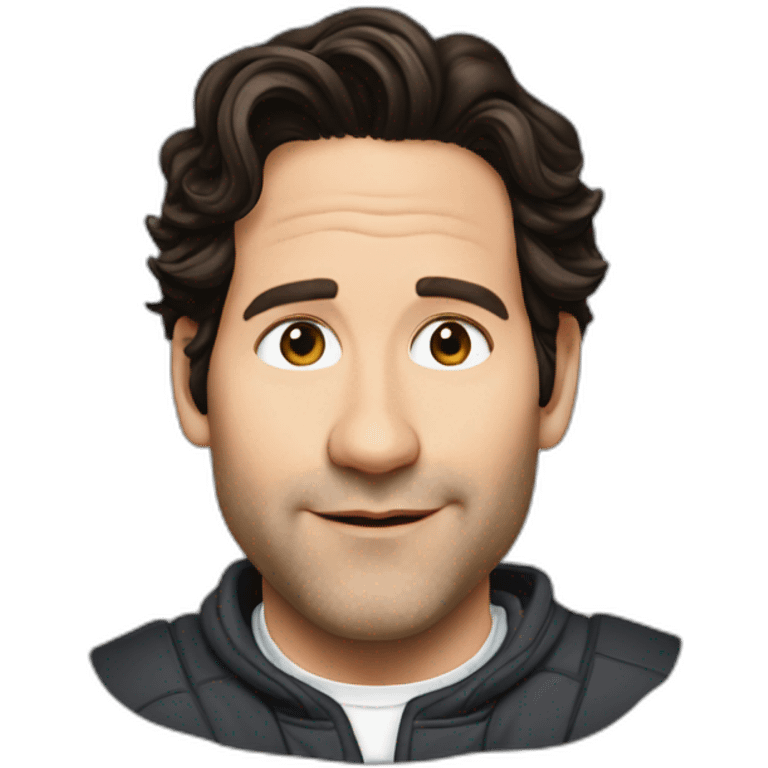 Paul Rudd in clueless emoji