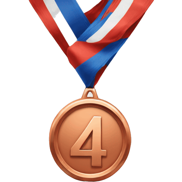 Copper 4th place medal emoji