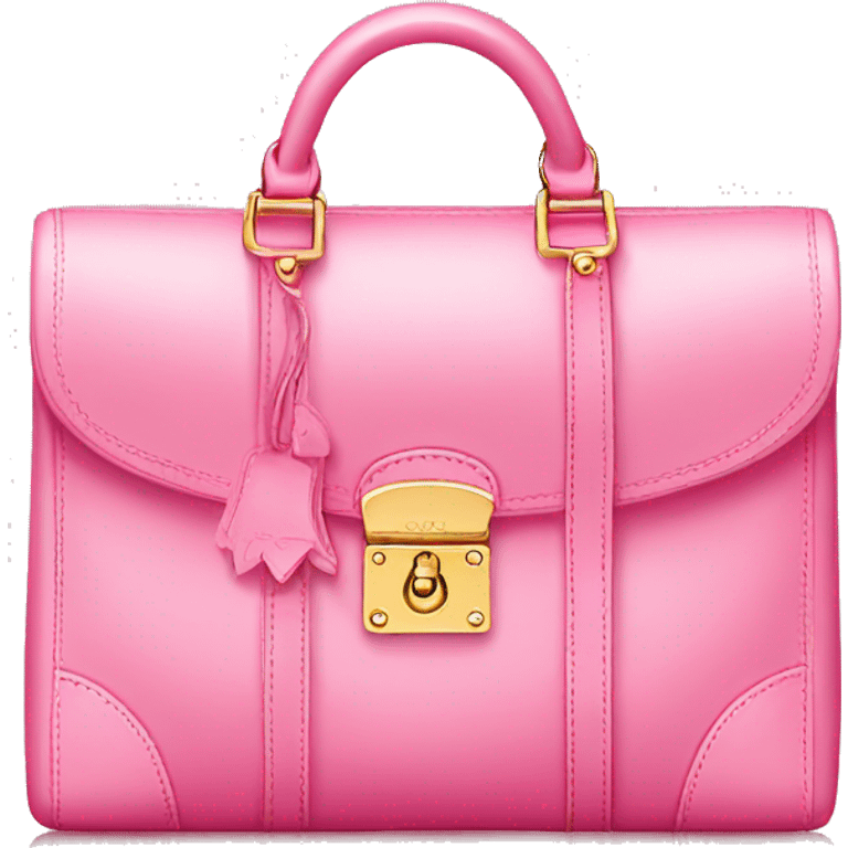 Pink louis vuitton bag emoji