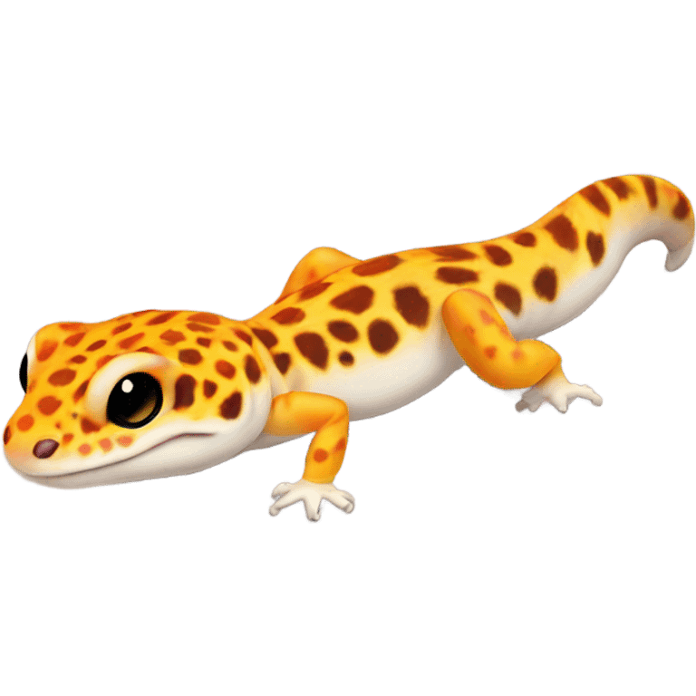 leopard gecko orange  emoji