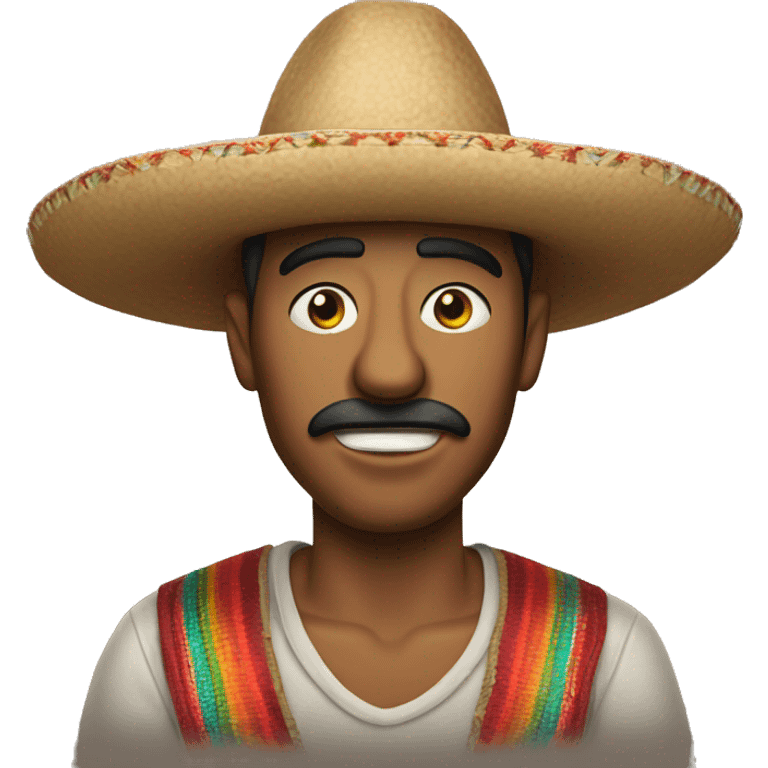 morroc man with mexican hat emoji