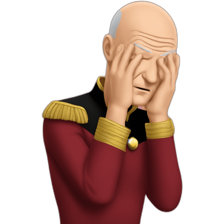 Captain Picard facepalm emoji