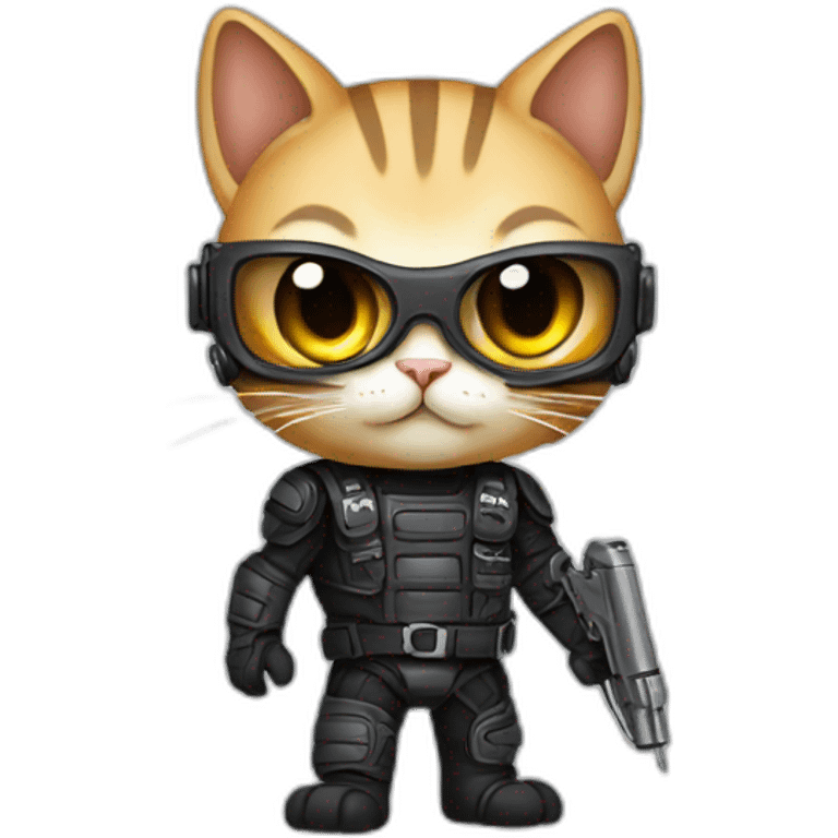 cat terminator emoji