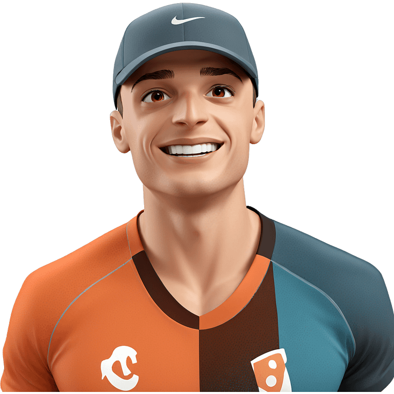 smiling boy in sportswear emoji