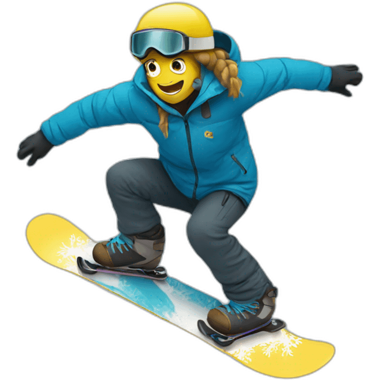 snowboarding emoji