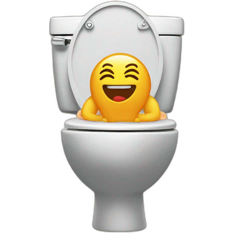 on the toilet emoji