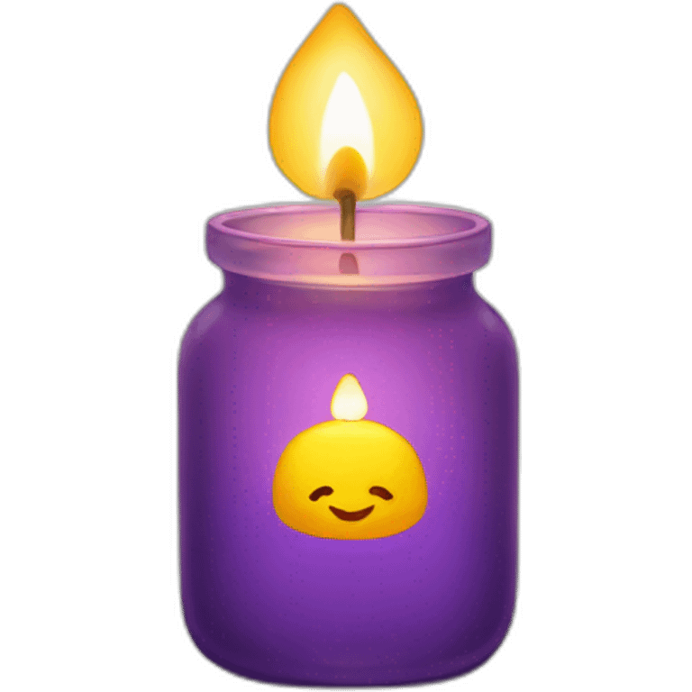 candle in a jar emoji