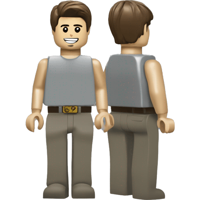 TOM CRUISE lego full body emoji